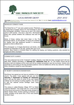 Moseley History News July 2013
